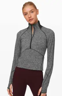 Lululemon Always Alert 1/2 Zip
Heathered Black