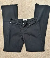 PacSun Jeans Low-Rise Bootcut black