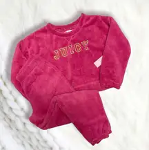 Juicy Couture NWT  Plush Jogger Pajama Set