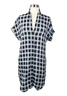 Rag & Bone Cooper Dress Black Grey Plaid