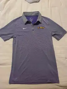 Nike LSU Dri-Fit Polo Shirt