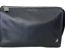 Thierry Mugler NWOT  Angel Navy Blue Faux Leather Toiletry Kit Clutch Purse