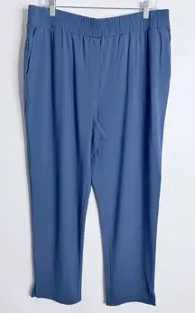 NWOT J. Jill Wearever Navy Pull On Pant Elastic Waist With Pockets Large 220301