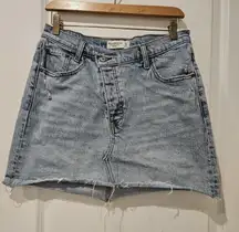 Abercrombie 90s High-Rise Micro Mini Skirt Curve Love