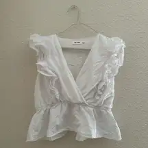 Day + Moon White Top