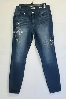 Vintage Embellished Skinny Jeans