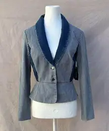 New I heart ronson xs denim blazer