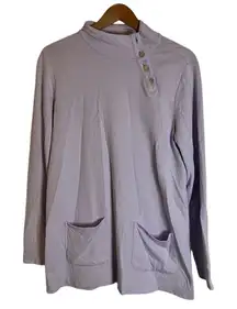 Soft Surroundings Tunic Size Small Lavender Comfy Office Wear‎