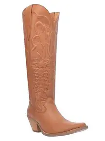 DINGO Raisin Kane Knee High Western Boot (Women) in Brown Size US 7.5