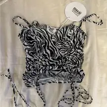 Princess Polly Zebra Print Women's Top