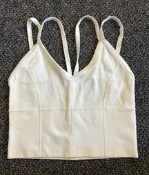 White Athletic Tank Top