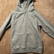 Nurse Hoodie Womens Size Small A & O X 1 Sage Green Hoodie MADE IN USA RN Kanga
