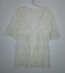 Vintage JR. Bazaar sheer sleepwear cover size 9