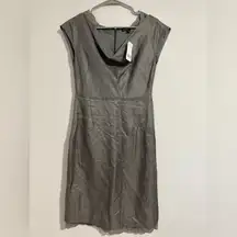 NWT Banana Republic Mad Men lace insert rayon linen blend