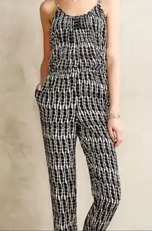 ANTHROPOLOGIE Plenty by Tracy Reese Black Cloud Jumpsuit
