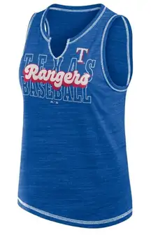 NEW Women's Texas Rangers Blue Tank Large NWT