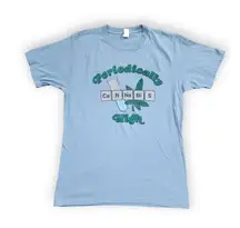 Blue Cannabis "Periodically" Tee, Unisex Medium