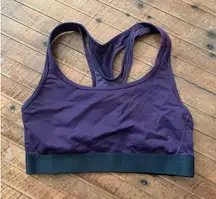 Victoria Sports bra size S purple and black athletic bra
