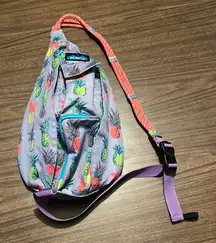 KAVU Pineapple Mini Rope Sling Pack Bag