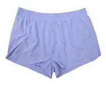 Athleta Periwinkle Blue Purple Hustle 3" Shorts Women's size 2x Running 446694