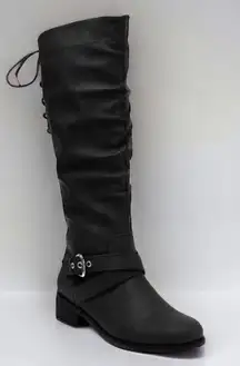 Madrid Lace Up Back Riding Boots