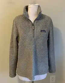 Patagonia Worn Wear Gray Fleece Quarter Zip Pullover