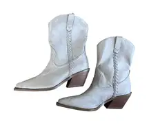 Billini Suede Cowboy Ankle Boots Size 6