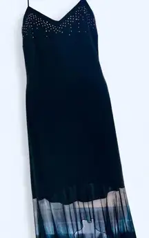 Taboo Black Dress with Sparkling Accents