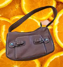 Tommy Hilfiger‎ Brown Micro Bag Purse Shoulder Bag with Buckles