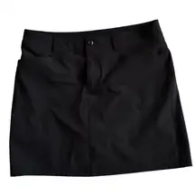 Eddie Bauer Skirt‎ Womens 6 Black Skort Liner Travex Active Nylon/Spandex