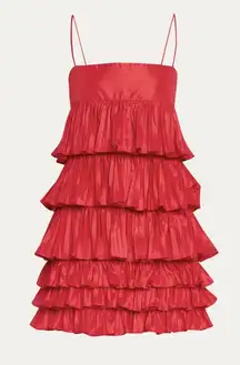 Alexis corsini red mini dress