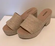 Espadrille Platform Sandals