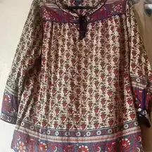 Lucky brand blouse size large as seen on Grimm season 2 episode 10 of Rosalee