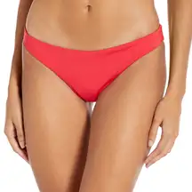 NWT Hurley Women’s Standard Bikini Bottom – Red Pepper - Medium