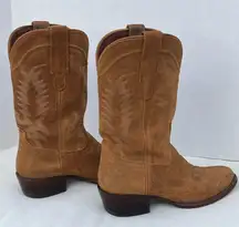 Tecovas The Josie Sienna Suede Women’s Cowboy Boots Size 7B