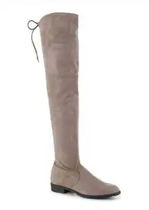 UNISA Adivan Over the Knee pull on Boots in taupe size 7.5 M