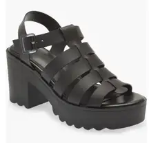 BP . Chunky Lug sole Platform Sandal street-style casual classic party summer