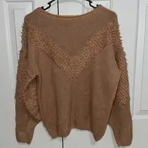 Blush Tan Sweater