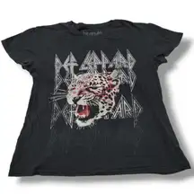 Shirt Size Large Rock Tee Band Tee Graphic Tee Leopard Graphic Print