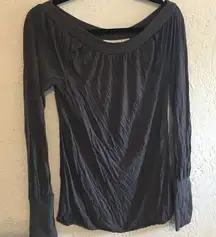 DKNY Jeans Dark Gray Top Small