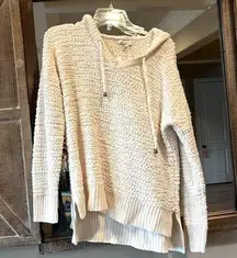 Chunky Vanilla Pullover Sweater Oversized Small Popcorn Hoodie Comfy Women Small