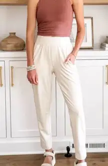 Old Navy Cream Legging Joggers Size Small