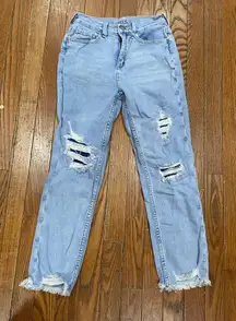 Justice Blue Denim with Brown Accents