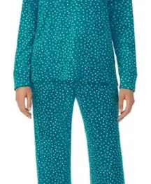 Nautica Teal Women's Pajama Set with White Dots size XXL