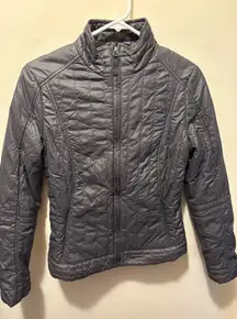 PrAna lightweight full zip puffer gray size XS