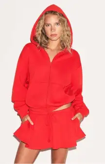 SKIMS Cotton Fleece Skirt