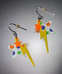 Y2K Star And Lightening Bolt Earrings