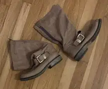 Elegant Brown Women's Combat Boots