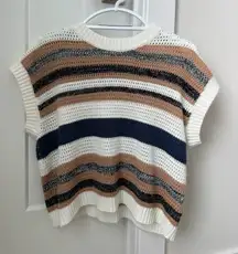 Knit sweat top