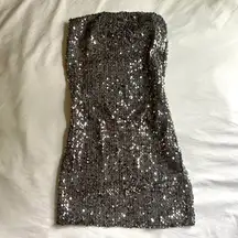 Glitter Bodycon Mini Dress